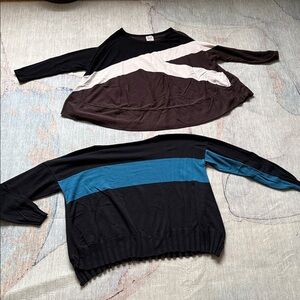 Two Planet by Lauren G Long Sleeve OSFA Tops